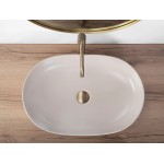 Накладной умывальник Rea Cleo 61 Beige Matt 